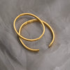Simple Glossy Buckle Bracelet Stainless Steel Goldplated Electroplating