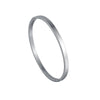 Simple Glossy Buckle Bracelet Stainless Steel Goldplated Electroplating