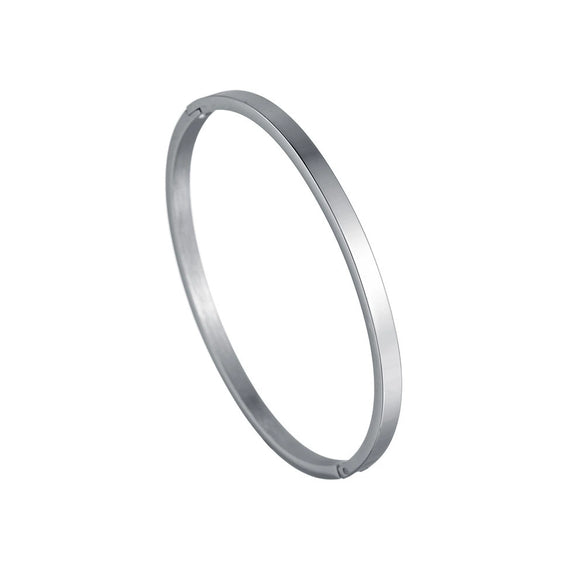 Simple Glossy Buckle Bracelet Stainless Steel Goldplated Electroplating