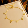 Simple Gold Plated Stainless Steel Butterfly Dragonfly Insect Pendant Necklace For Women