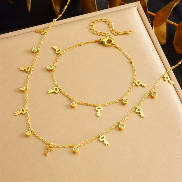 Simple Gold Plated Stainless Steel Butterfly Dragonfly Insect Pendant Necklace For Women