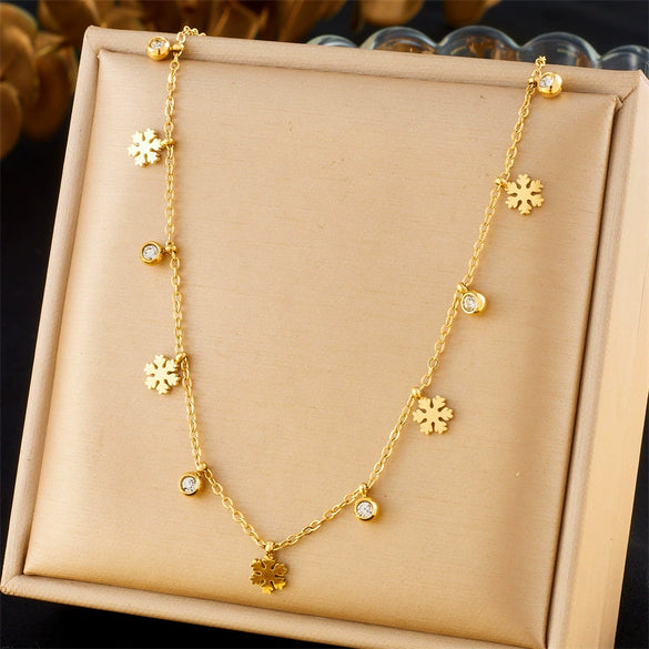 Simple Gold Plated Stainless Steel Butterfly Dragonfly Insect Pendant Necklace For Women