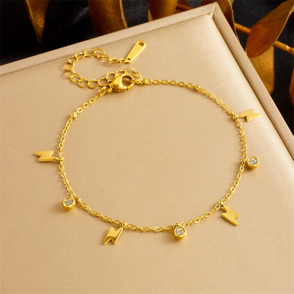 Simple Gold Plated Stainless Steel Butterfly Dragonfly Insect Pendant Necklace For Women
