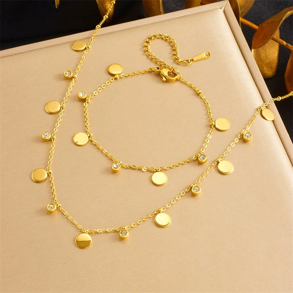 Simple Gold Plated Stainless Steel Butterfly Dragonfly Insect Pendant Necklace For Women