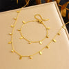 Simple Gold Plated Stainless Steel Butterfly Dragonfly Insect Pendant Necklace For Women