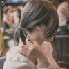 Simple Handmade Cloth Hair Ties With Ball Detail High Elastic Ponytail Hair Ropes For Women And Girls