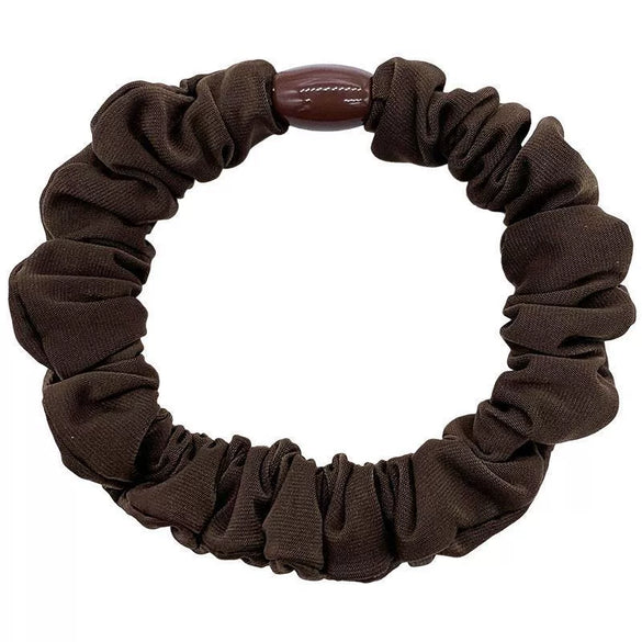 Simple Handmade Cloth Heart Hair Scrunchie High Elastic Fabric Hair Band For Women