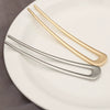 Simple Handmade Metal U Shaped Hair Pin Geometric Ball End Elegant Modern Updo Hair Accessory