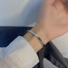 Simple Handmade Titanium Steel U Shaped Bracelet Retro Fashion Totem Style Unisex Bangle For Women And Men