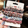 Simple High Elasticity Fabric Scrunchie Hair Band Large Ring Ponytail Hair Tie For Women With Fine Craftsmanship