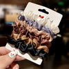 Simple High Elasticity Fabric Scrunchie Hair Band Large Ring Ponytail Hair Tie For Women With Fine Craftsmanship