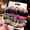 Simple High Elasticity Fabric Scrunchie Hair Band Large Ring Ponytail Hair Tie For Women With Fine Craftsmanship