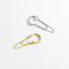 Simple High End 925 Sterling Silver Ear Clip Earrings With Geometric Design And Electroplating Platinum 18K Gold For Women