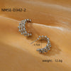 Simple Highend Stainless Steel 18K Gold Nonfading Electroplated Women's Earrings
