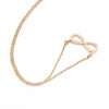 Simple Infinite Clavicle Necklace For Ladies Stainless Steel And Copper With Electroplating Snake Bone Chain