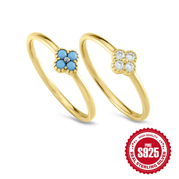 Simple Ins Style S925 Sterling Silver Petal Geometric Wedding Band For Ladies With Zirconia Processing