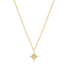 Simple Ins Style Women's Engagement Necklace In 925 Sterling Silver With Octagonal Star Diamond And High Feeling Opal Electroplated