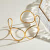 Simple Irregular Geometric Stainless Steel Electroplated Bracelet Jewelry
