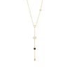 Simple Love Yshaped Stainless Steel Necklace With Star And Heart Shape Electroplated For Women