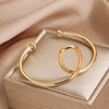 Simple Metal Bracelet With Electroplating Treatment