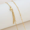 Simple Minimalist U Shape Snake Bone Chain Stainless Steel And Titanium Steel Plated Chain Necklace For Unisex