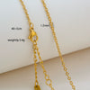 Simple Minimalist U Shape Snake Bone Chain Stainless Steel And Titanium Steel Plated Chain Necklace For Unisex