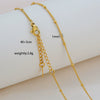 Simple Minimalist U Shape Snake Bone Chain Stainless Steel And Titanium Steel Plated Chain Necklace For Unisex