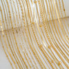 Simple Minimalist U Shape Snake Bone Chain Stainless Steel And Titanium Steel Plated Chain Necklace For Unisex