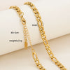 Simple Minimalist U Shape Snake Bone Chain Stainless Steel And Titanium Steel Plated Chain Necklace For Unisex