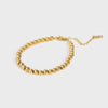 Simple New Titanium Steel And Stainless Steel Women's Bracelet With Steel Balls And Geometric Design Pvd Furnace Real Gold Treated