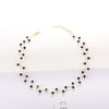 Simple Niche Black Crystal Short Clavicle Chain Female  Wholesale Socialite White Collar Accessories Necklace
