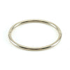 Simple Niche Oval 316L Stainless Steel And 18K Titanium Steel Electroplated Bracelet