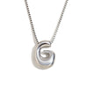 Simple Niche Personality Hip Hop Explosions Stainless Steel 18K Gold Plated Bubble Letter Necklace For Women