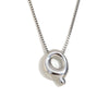 Simple Niche Personality Hip Hop Explosions Stainless Steel 18K Gold Plated Bubble Letter Necklace For Women