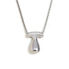 Simple Niche Personality Hip Hop Explosions Stainless Steel 18K Gold Plated Bubble Letter Necklace For Women