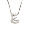 Simple Niche Personality Hip Hop Explosions Stainless Steel 18K Gold Plated Bubble Letter Necklace For Women