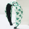 Simple Printed Cloth Headband For Women With Clover Poll Dot Pattern