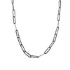 Simple Rectangular S925 Silver Women's Retro Light Luxury Collarbone Chain With Geometric Styling And Electroplating
