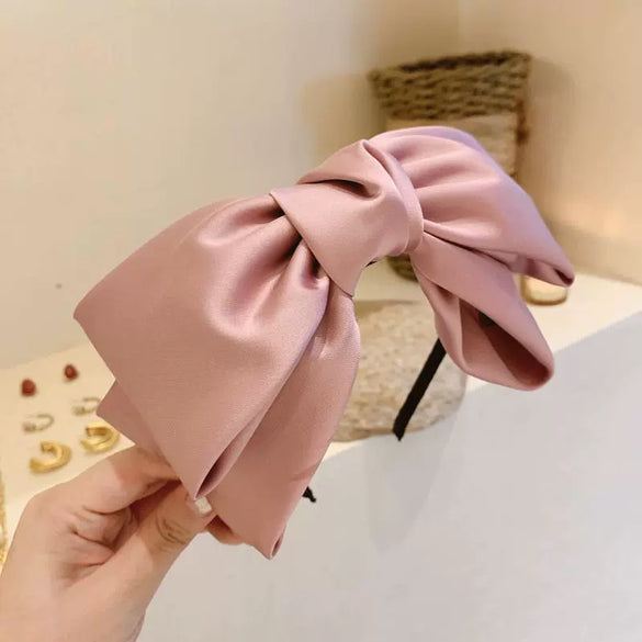 Simple Retro Black Bow Hair Hoop Sweet Cute Fine Hairband Fairy Style Hair Accessory For Women
