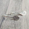 Simple Retro Brushed Dandelion Drop Shape Alloy Women's Earrings Electroplated