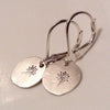 Simple Retro Dandelion Women's Alloy Earrings With Geometric Pattern And Electroplating Treatment