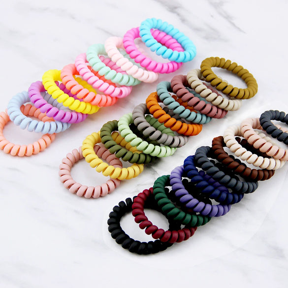 Simple Retro Frosted Texture Round Hair Accessories Jewelry