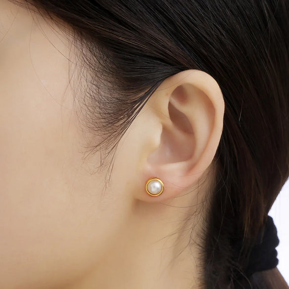 1 Piece Sweet Flower 304 Stainless Steel Ear Studs