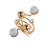 Simple Retro Women's Ring Alloy Resin