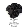 Simple Satin Hair Tie Handmade Geometric High Elastic Elastic Hair Ring Head Rope For Women