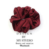 Simple Satin Hair Tie Handmade Geometric High Elastic Elastic Hair Ring Head Rope For Women