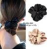 Simple Satin Hair Tie Handmade Geometric High Elastic Elastic Hair Ring Head Rope For Women
