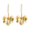 Simple Solid Color Flower Shaped Alloy Ear Hook Earrings Wholesale