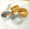 Simple Square Plaid 316L Stainless Steel Gold Plated Electroplating Niche Geometry Bracelet