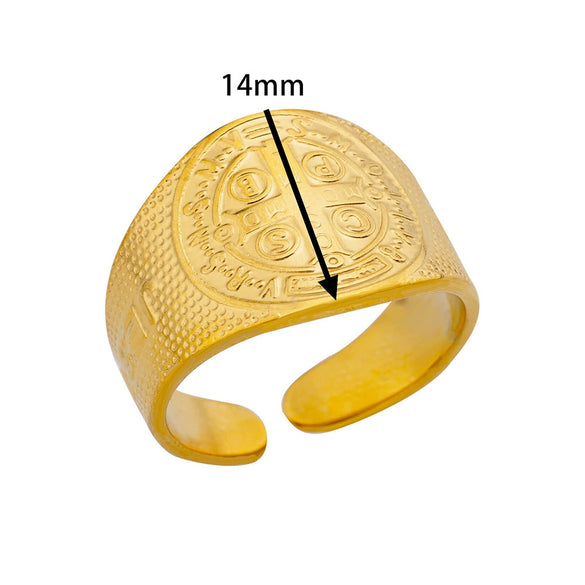 Simple Stainless Steel Geometric Heartshaped Hydraulic Ring For Women With Electroplating Design